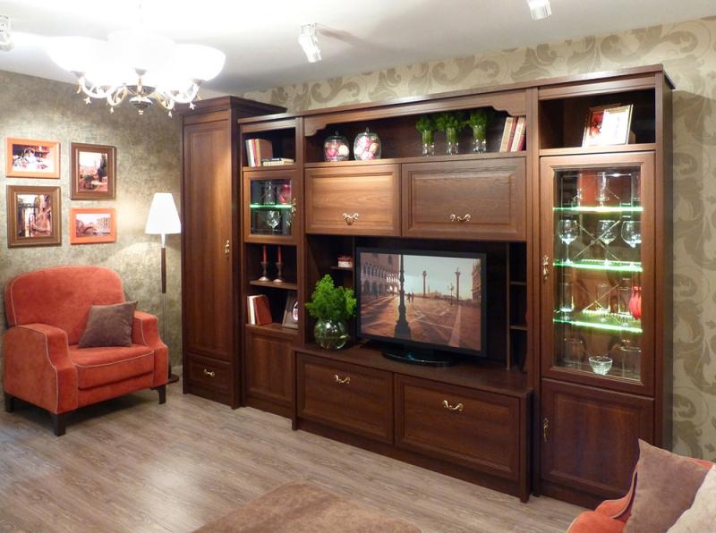 Гостиная Флоренция (Комплектация 2) купить в интернет-магазине salon-yut.ru