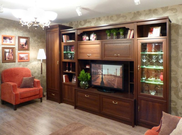 Гостиная Флоренция (Комплектация 2) купить в интернет-магазине salon-yut.ru